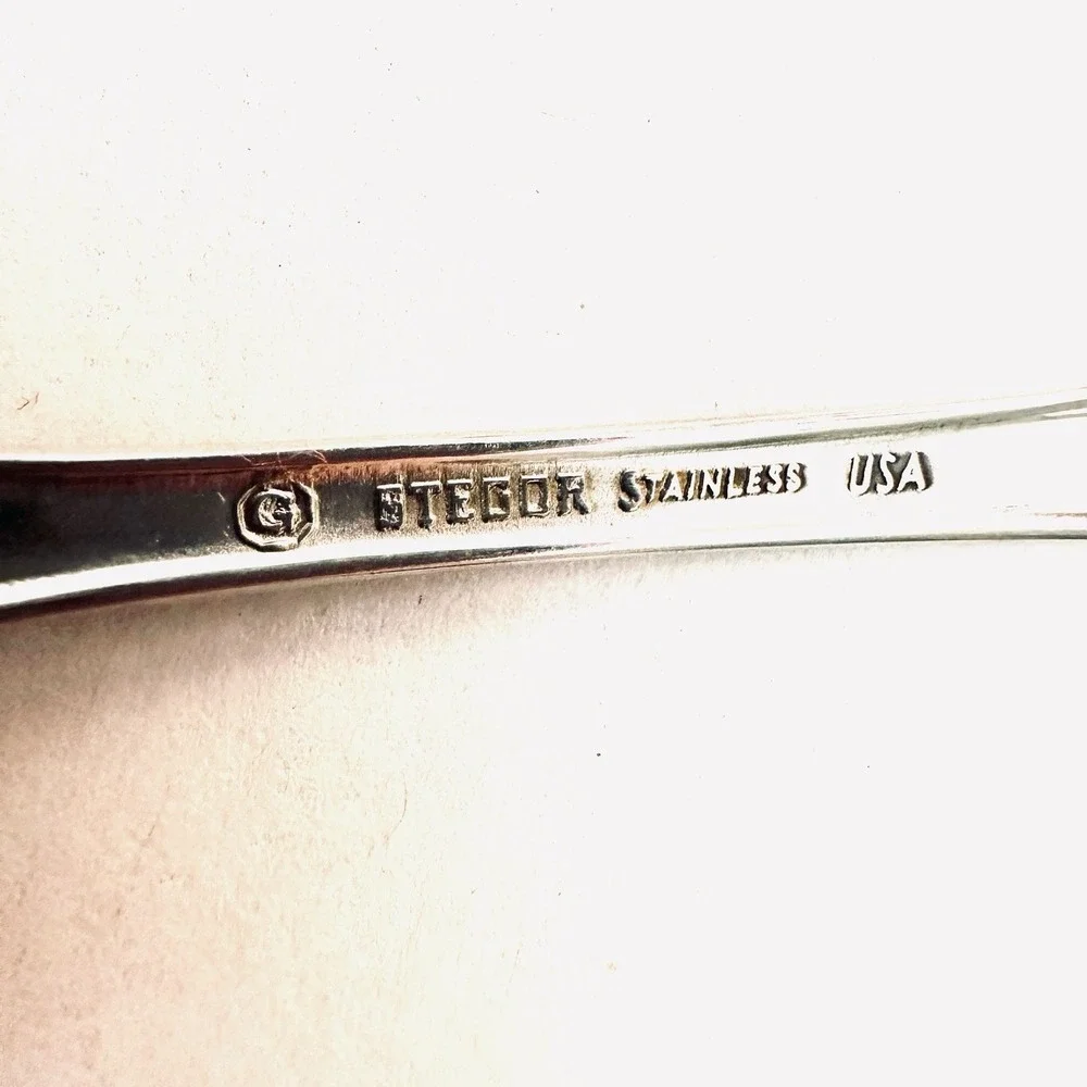 11 Gorham Stegor JOLIE LA BELLE‎ Stainless Flatware TEASPOONS dessert spoons
